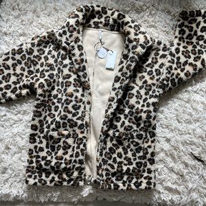 ZSupply sz S. Beautiful leopard Never worn jacket.  New with tag.